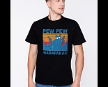 Модная футболка Кот  PEW PEW